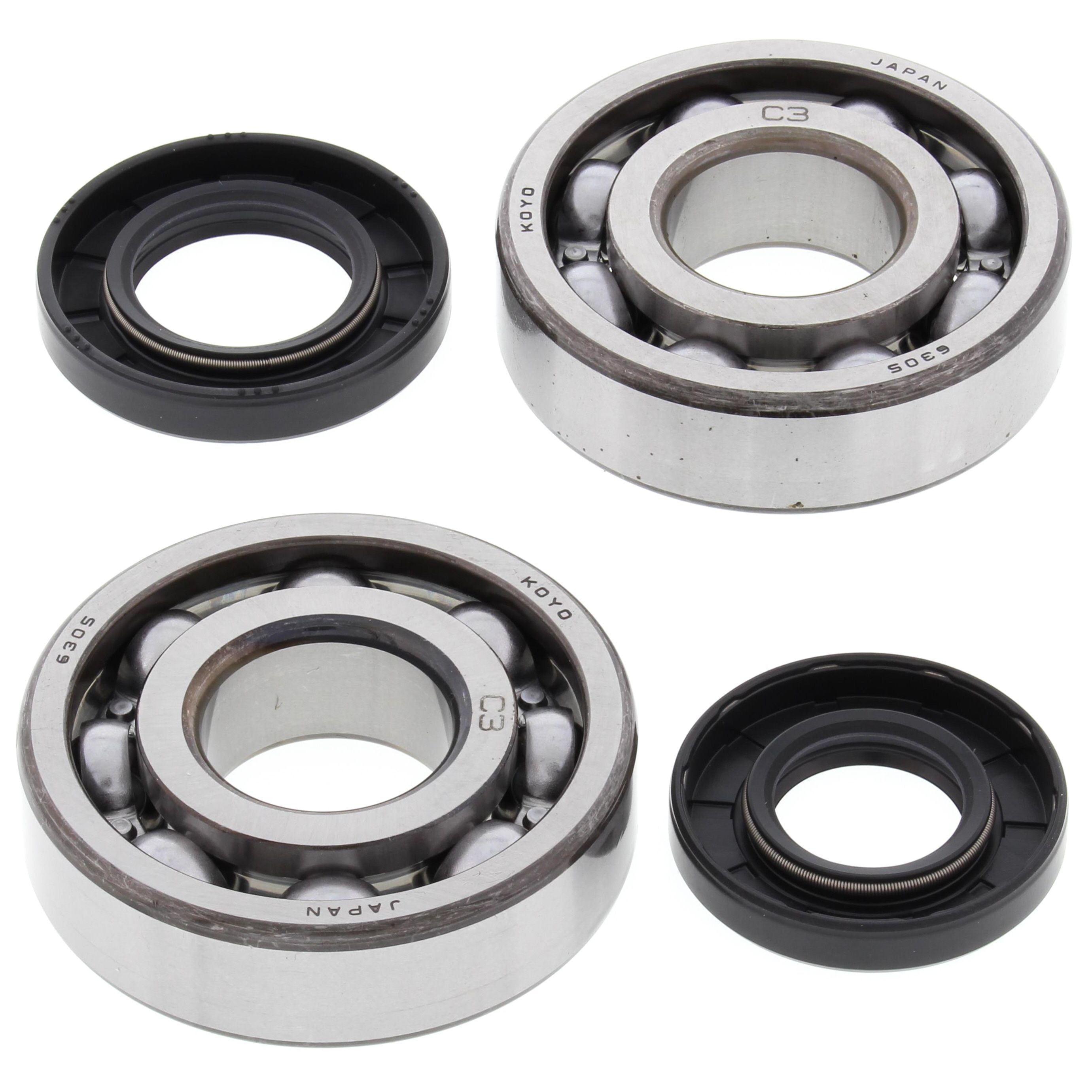 All Balls Crank Shaft Mains Bearings & Seals Kit For Kawasaki KXT 250 Tecate 1984-1987